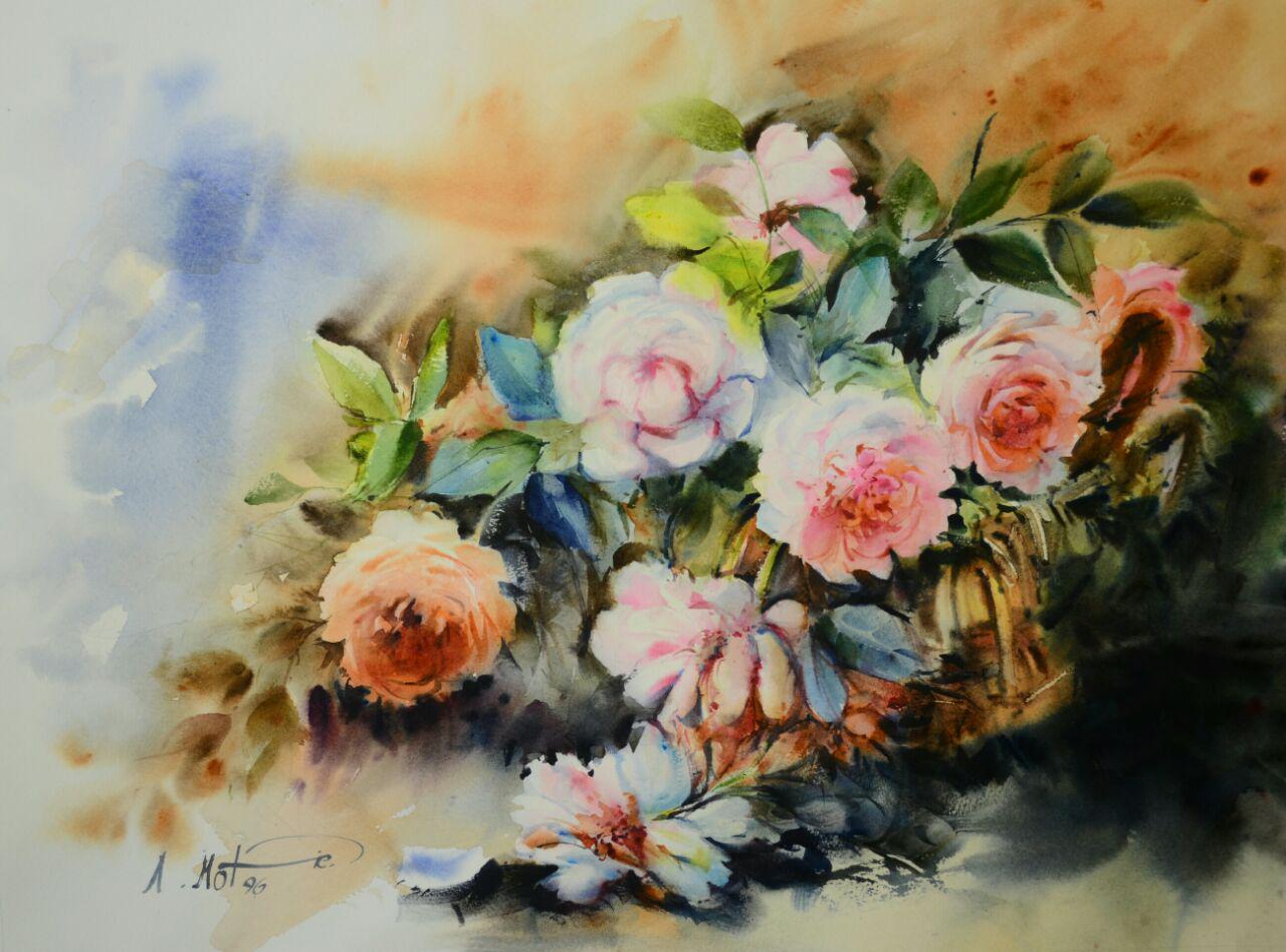 آموزشگاه هنرهای تجسمی آبرنگ 58x42cm