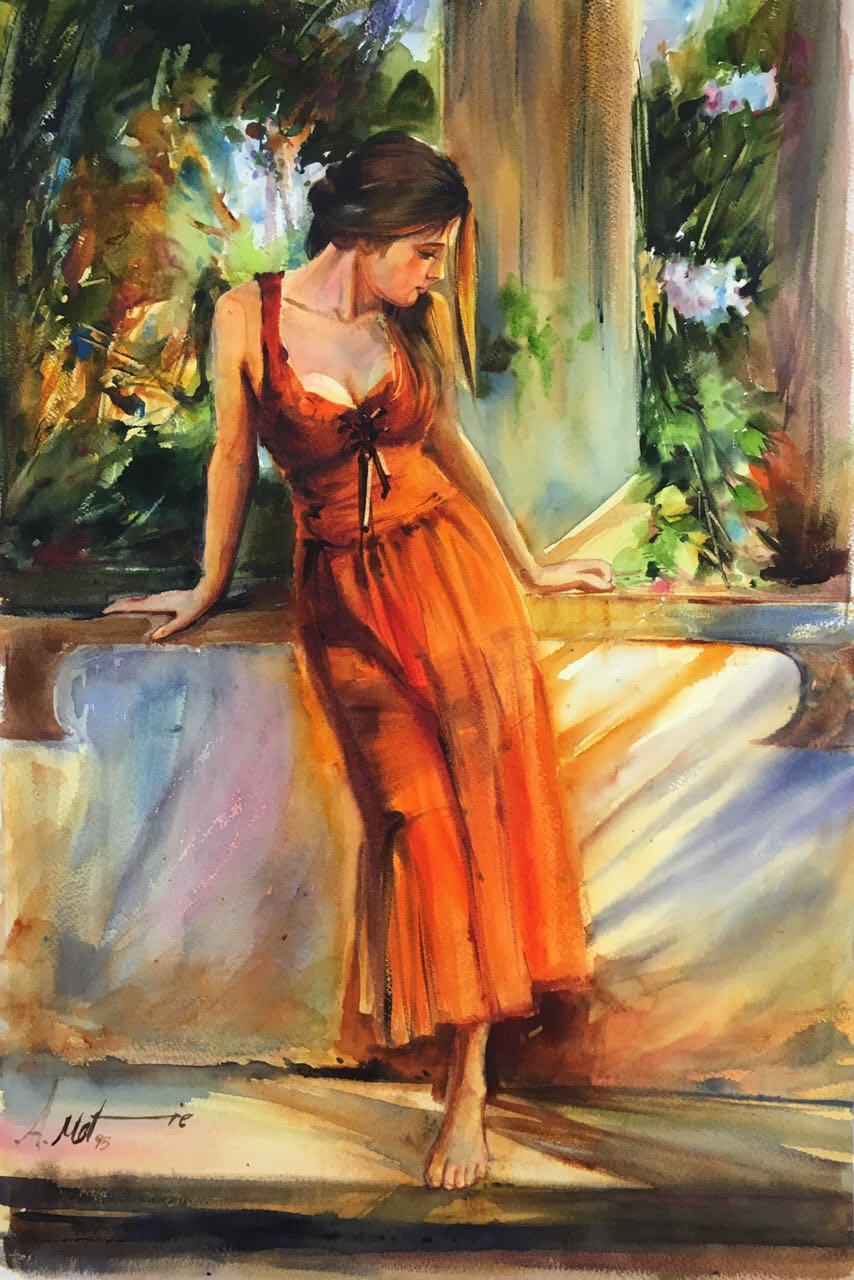 آموزشگاه هنرهای تجسمی آبرنگ 45x60 cm