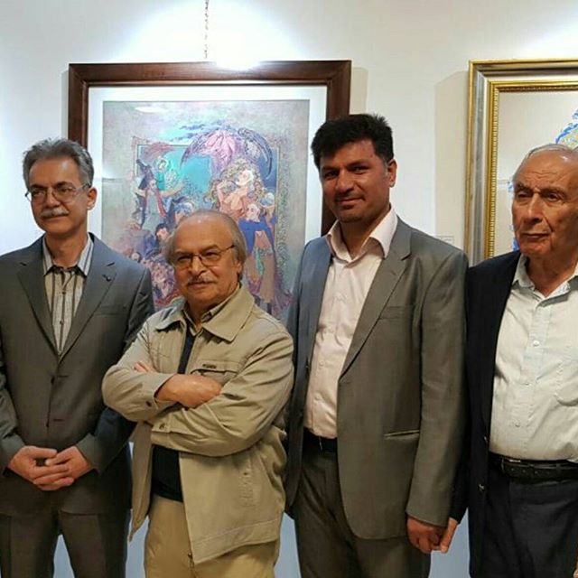 آموزشگاه هنرهای تجسمی برگزاری نمایشگاه نگارگری اصفهان افتتاحیه نمایشگاه نگارگری اصفهان